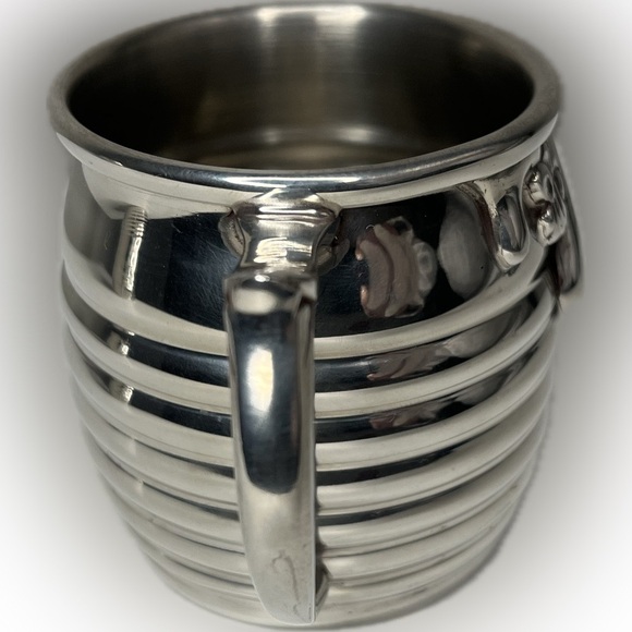 Silver Disney Inspired Pooh Honey Pot Baby Cup by Oldani Bros. - Picture 2 of 5